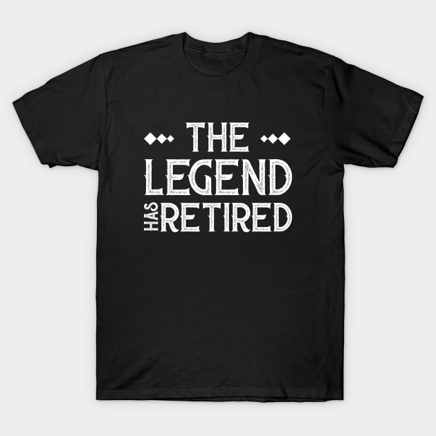 The legend has retired T-Shirt by Amrshop87